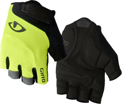 Giro Bravo Gel Short Finger Gloves - Highlight Yellow - M, Highlight Yellow